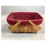 Plastic Lined Picnic Basket