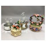 Assorted Hummingbird Musical Figurines