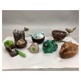 Miscellaneous Bird & Frog Home Decor