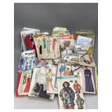 Large Assortment of Sewing Patterns
