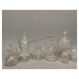 Clear Glass Trinkets and More Glassware
