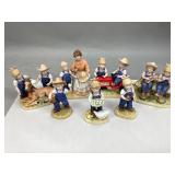 Assorted Home Interiors Demin Days Figurines