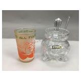 1974 Warner Bros. Jelly Jar & Irena Honey Jar