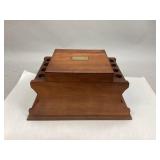 Wooden Humidor & Pipe Holder