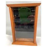 Glass & Wood Tabletop Display Case