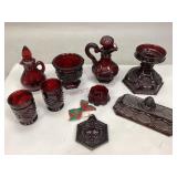Assorted Avon Cape Cod Pattern Collectibles
