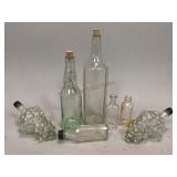 Assorted Glass Bottles