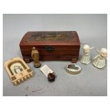 Miscellaneous Religious Trinkets and Box