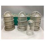 Vintage Industrial Vaporproof Ceiling Fixtures