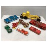 Assorted Vintage Plastic Toy Vehicles