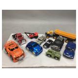 Assortment of Toy Vehicles