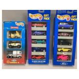 Three Packages of HotWheels Toy Vehicles