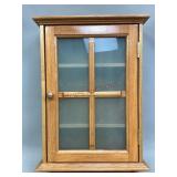 Wooden Wall Glass Door Cabinet