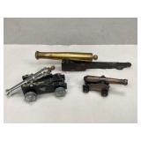 Miscellaneous Vintage Metal Cannons