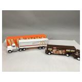 Two Winross Metal Trucks & Trailers