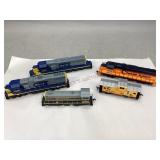 Assorted Atlas Brand Model Locomotives & More