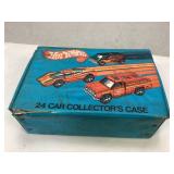 Vintage HotWheels Collectorï¿½s Case with Vehicles