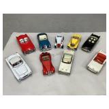 Assorted Die-Cast Toy Antique Cars