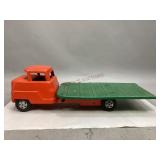 Vintage Metal Toy Truck with Flatbed