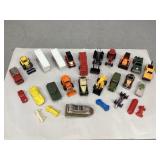 Assortment of Vintage Toy Vehicles