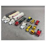 Assortment of Toy Trucks