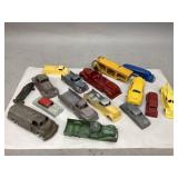 Assorted Antique TootsieToy & Hubley Vehicles