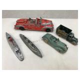 Assorted Antique TootsieToy & Hubley Toys