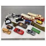 Assorted Vintage Toy Vehicles