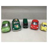Assorted Volkswagen Toy Vehicles