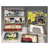 Assorted Vintage Toy Train Accessories