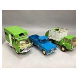 Tonka Pickup Truck, Garbage Truck & Camper Toys