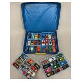Assorted Hot Wheels Cars and More in Case
