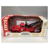 Gearbox Collectible Tow Truck Coin Bank