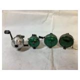 Johnson and Daiwa Button Fishing Reels