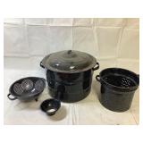 Enamelware Kitchen Lot