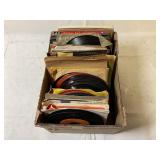 Assortment of Small Vinyl Records