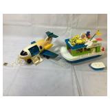 Fisher Price Happy House Boat and Airplane