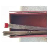 Welding Rods and Wooden Box