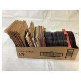 Assortment of Small Vinyl Records