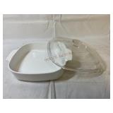 Corning Ware Casserole Dish with Pyrex Lid