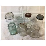 Vintage Glass Mason Jars and More