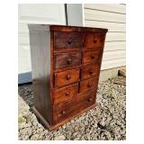 Small Wooden Cabinet with Drawers