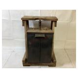 Antique Wood and Tin Butter Churn