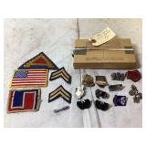 Military Ration Tokens, Patches and Pins