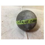 Possibly Civil War Era Cannonball