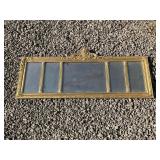 Ornate Gold Tone Framed Mirror
