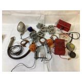 Assorted Car and Motorcycle Lights and More
