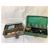 Vintage Tackle Boxes and Fishing Supplies