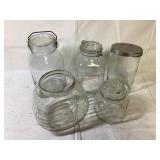 Clear Glass Canisters