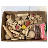 Wooden Toys and Harmonica